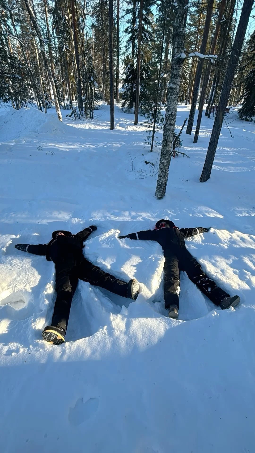 Отдых на снегу